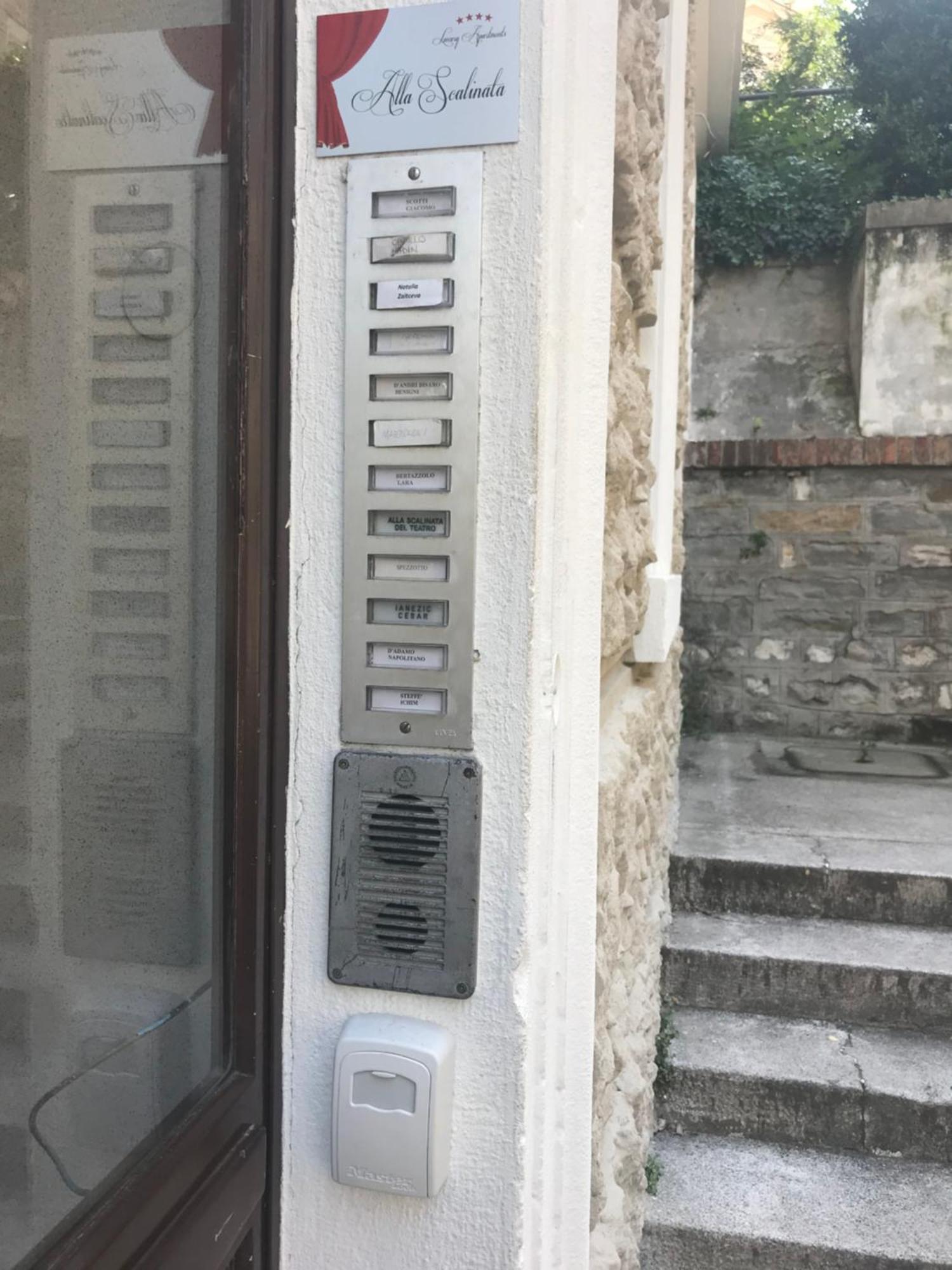 Alla Scalinata Del Teatro Rossetti Parcheggio ตรีเอสเต ภายนอก รูปภาพ